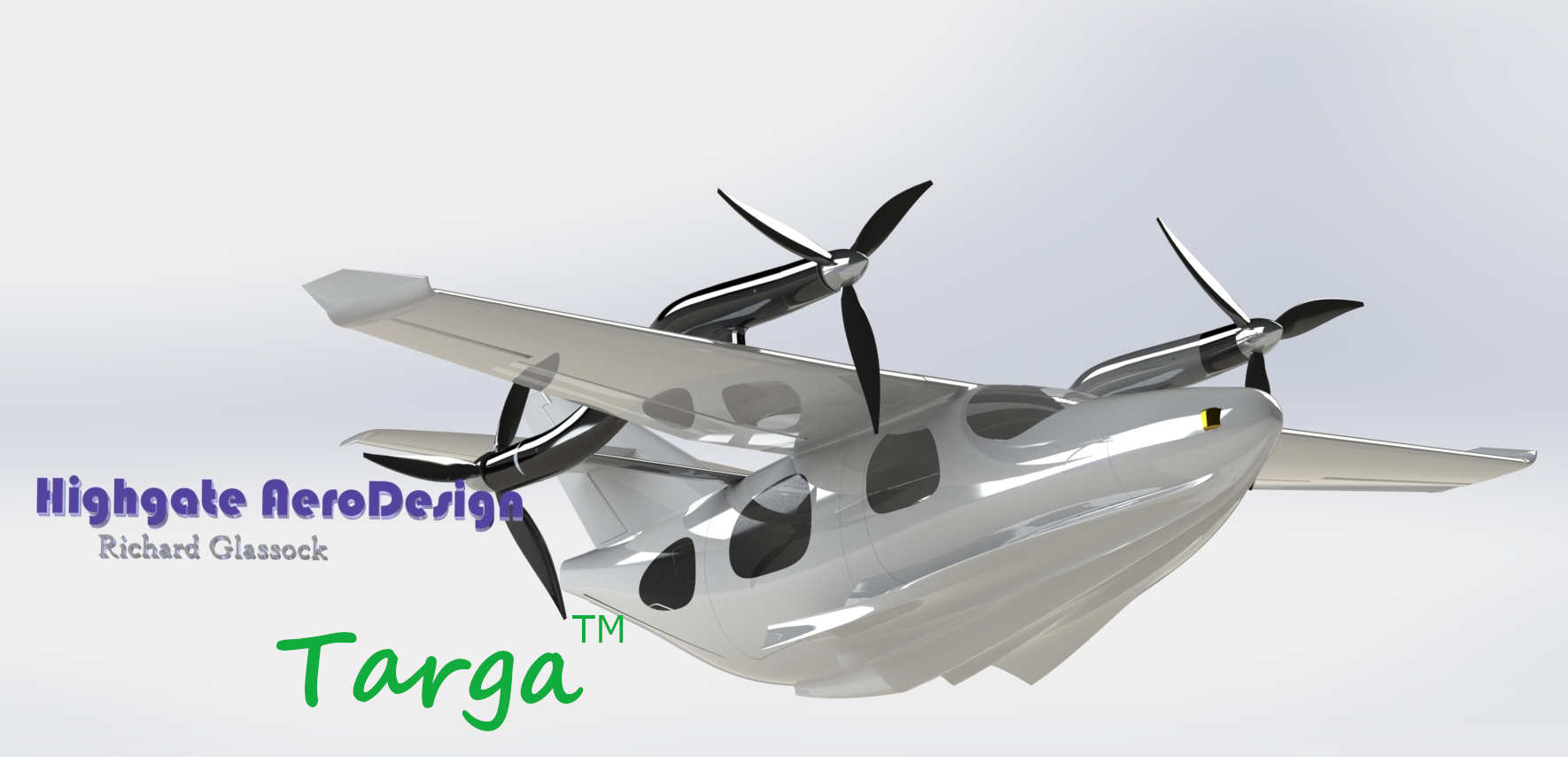 Highgate AeroDesign Targa VTOL passenger aircraft Highgate AeroDesign Targa VTOL passenger aircraft
